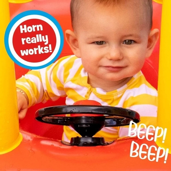 Cozy Coupe Inflatable Float - Red and Yellow - Picture 3 of 4